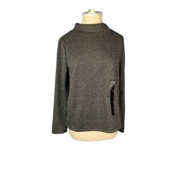 Banana Republic Long Sleeve Black Turtleneck NWT Size XS - Picture 1 of 4